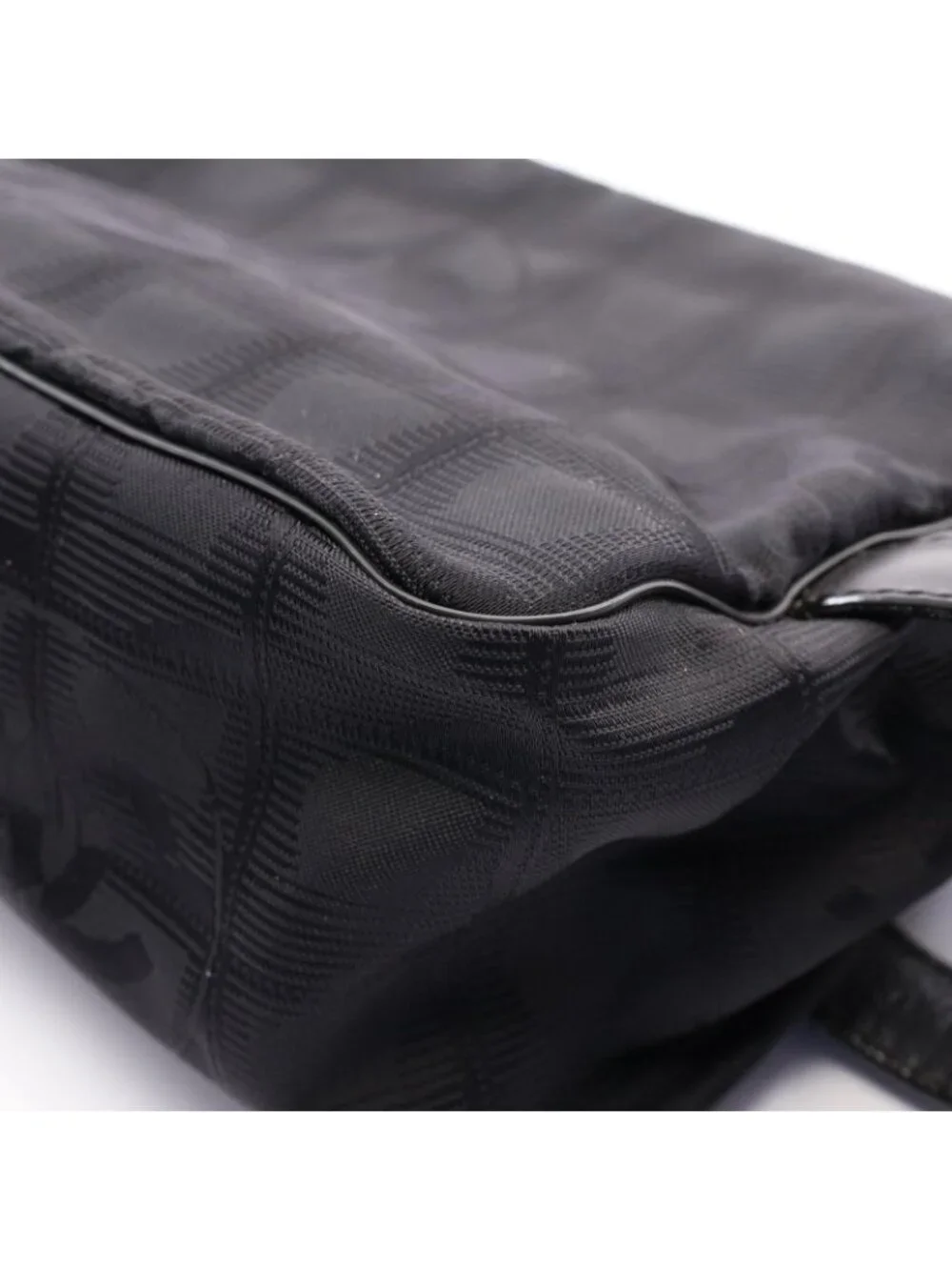 Chanel Clutch New Travel Line Black Leather